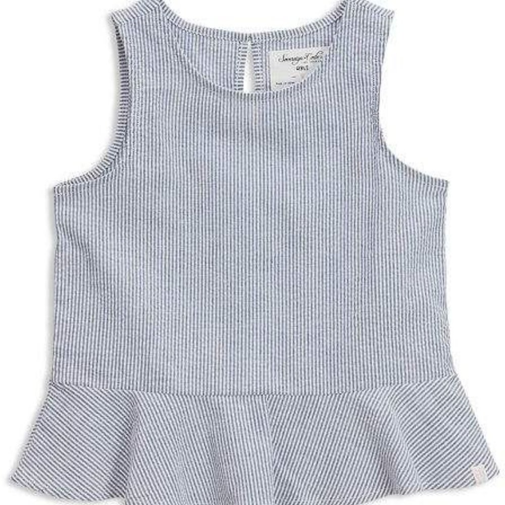 Sovereign Code Juliette Peplum Tank 8 NWT
